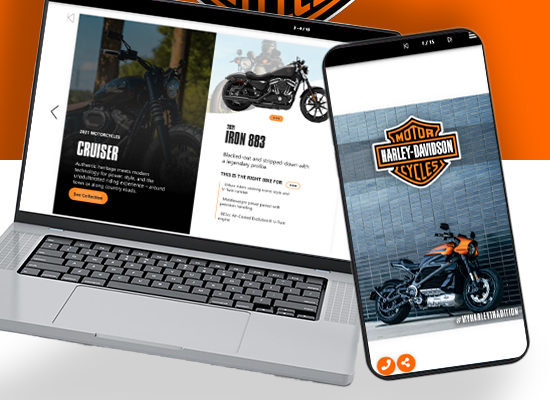 کاتالوگ هوشمند دیجیتال Harley-Davidson